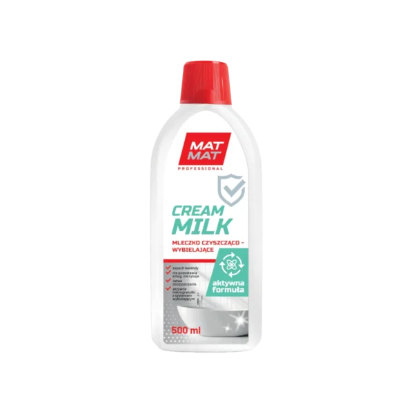 Mleczko czyszcząco-wybielające MATMAT CREAM MILK 500 ml Mleczko czyszcząco-wybielające MATMAT CREAM MILK 500 ml