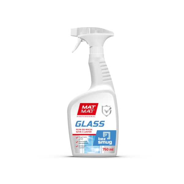 Spray MATMAT Professional Glass 750 ml – płyn do mycia szyb i luster bez smug Spray MatMat Professional Glass 750 ml – płyn do mycia szyb i luster bez smug